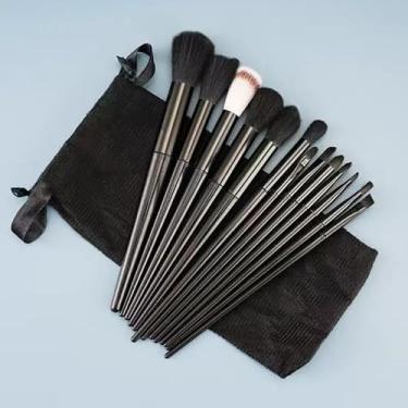 Imagem de Pincéis de maquiagem sortidos ferramenta de contorno base de pó para mistura de pó Stylus modelador de blush pincel corretivo kit de sombra, modelador de rosto, bronzeador, ferramenta de delineador de