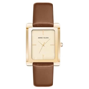 Imagem de Relógio feminino Anne Klein AK/2706, com pulseira de couro
