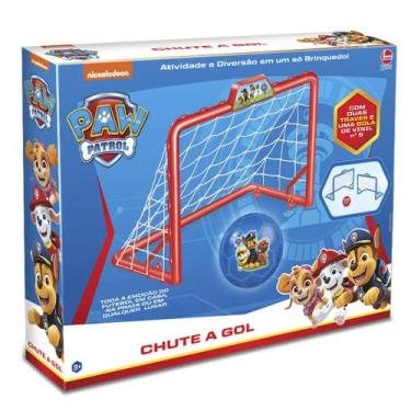 Imagem de Chute a Gol Patrulha Canina com 2 traves e 1 bola Mini trave golzinho 