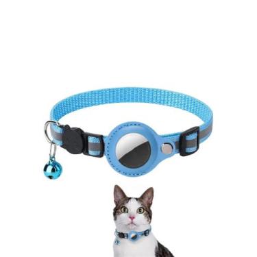 Imagem de Coleira Case Capa Fixa para Airtag Rastreador Gps Cães Gatos - Pet For