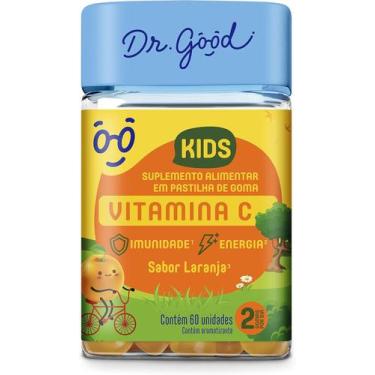 Imagem de VItamina C Dr. Good Kids Infantil Laranja 60 unidades - DR GOOD