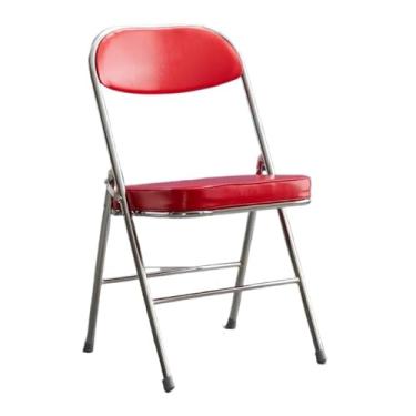 Imagem de Cadeira dobrável de metal para lazer, multifuncional, dobrável, portátil, cadeira de jardim, cadeira de praia, cadeira de pesca, cadeira de acampamento, adequada para uso interno e externo ou