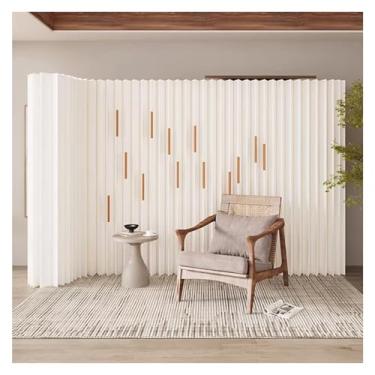 Imagem de Room divider A tela de papel macio pode ser dobrada e esticada, divisória temporária, sala de estar, loja de roupas, salão de beleza(5X2.6M/16.4X8.5FT)