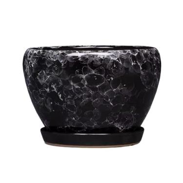 Imagem de macetes para plantas Vasos de cerâmica ideais para o plantio cactos babosa e orquídeas para casa de jardim