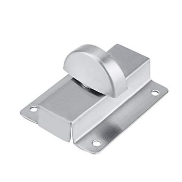 Imagem de GLOGLOW Conjunto de Maçaneta e Fechadura de Porta Parafuso de Privacidade de Aço Inoxidável Com Cores Vagas para Banheiros Públicos, Aço Inoxidável 201, Prata, Fechadura de Porta Indicadora de 200g,