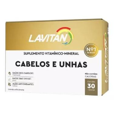 Imagem de Suplemento Vitamina Lavitan Cabelos E Unhas 60 Cps - Cimed