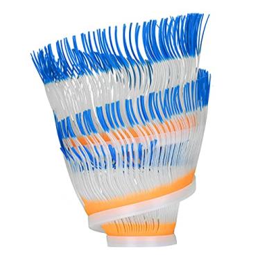 Imagem de aqxreight Decoração de de Anêmona Artificial de Silicone para Tema de Aquário e Peixe (Azul)