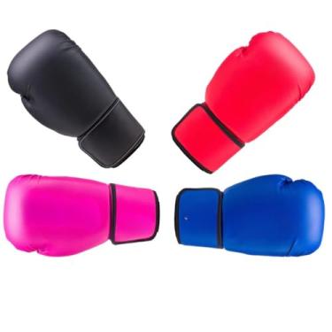 Imagem de Luva de Boxe para Treino e Luta – Ideal para Muay Thai, Boxe, Kickboxing e Artes Marciais + Mochila Esportiva Inclusa(Azul)