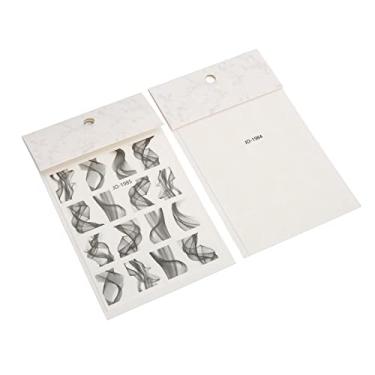 Imagem de Yinhing Adesivos Franceses para Arte Em Unhas, Translúcidos, Faça você Mesmo, Decalques para Casa, Salão de Beleza, Mulheres, Meninas, 2 Folhas, Material de Papel Seguro