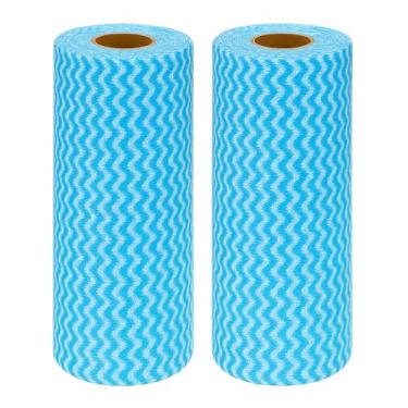 Imagem de KIT 2 ROLOS DE PANO DE LIMPEZA MULTIUSO PERFEX – ALTA ABSORÇÃO REUTILIZÁVEL PRÁTICO E ECONÔMICO Ideal Para Limpeza Doméstica Comercial E Profissional (100 Panos Cada Rolo) Multicores