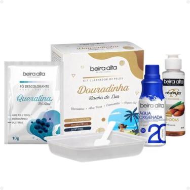 Imagem de Kit Beira Alta Clareador De Pelos Douradinha Banho De Lua 200g