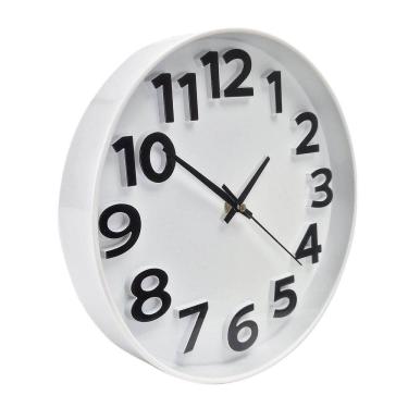 Imagem de Relógio Parede 25Cm Silencioso Minimalista Neutro 5730