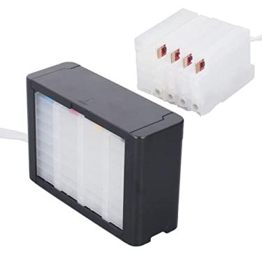 Imagem de Acouto Cartucho de Tinta de Impressora de Recarga de 4 Cores para 953, Fornecimento Contínuo Sem Vazamento Com Chip Permanente e (#4)