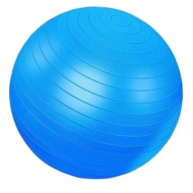 Imagem de Bola de ioga para exercícios em vários tamanhos para treino, bola de fitness de equilíbrio de estabilidade, equipamento esportivo (azul, 55 cm)