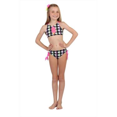 Imagem de Biquíni Infantil Rose Vichy Picolé Siri Kids-Feminino