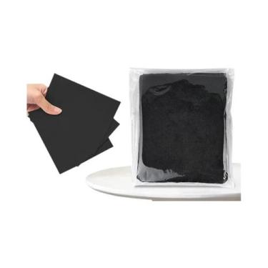 Imagem de Folha Restauradora De Cor Preta Para Máquina De Lavar Roupas E Calças 