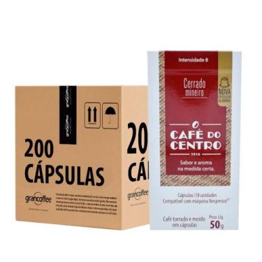 Imagem de Kit Cápsulas Café do Centro Cerrado Mineiro 200 Unidades - NoBrand