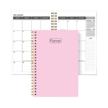 Imagem de Caderno Planejador Semanal E Mensal A5 2026-2027, Organizador De Calen