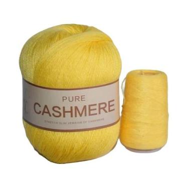 Imagem de Cachecol De Caxemira Tricotado À Mão Para Bebê, Fio Puro Mongol De 70 