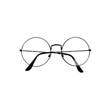 Imagem de Óculos Armação Redonda com Lentes - Unissex - Genérico