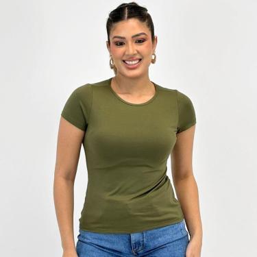 Imagem de Blusa Malwee Básica Manga Curta Gola Redonda Feminina-Feminino