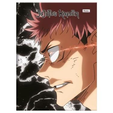 Imagem de Caderno Brochurao Grande 80fls Jujutsu Kaisen Capa Sortida - Foroni