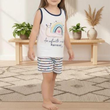 Imagem de Pijama Infantil Feminino Ao Infinito e Além Izitex, 01, Azul