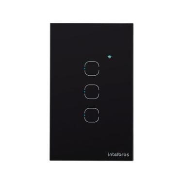 Imagem de Interruptor Smart Wi-fi Touch 3 Preto Ews 1003 4850018 - INTELBRAS