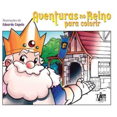 Imagem de Aventuras no Reino para Colorir - HAPPY BOOKS