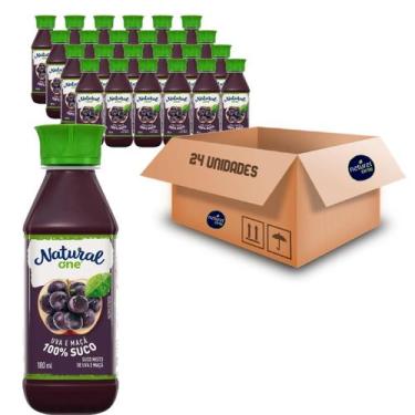 Imagem de Suco Uva E Maçã Natural One 180Ml Pack Com 24 Unidades