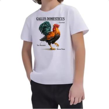 Imagem de Camiseta Infantil Galo Domestico - Alearts, 4