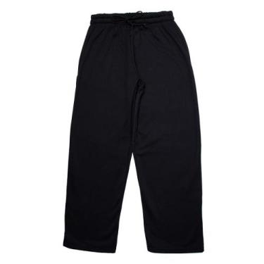 Imagem de Calça Feminina Desayner Plus Size Moletom Básica Preto, Preto, G2