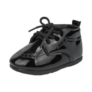 Imagem de Mocassins Infantis De Couro Pu Para Primeiros Passos, Antiderrapantes,