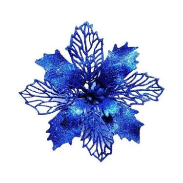 Imagem de Enfeites Para Árvore De Natal, Flores Artificiais, Pingente Pendurado,