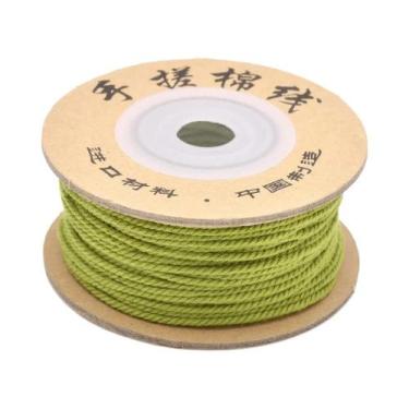 Imagem de Corda De Algodão Trançada De 3 Fios Para Macramê, Fio Para Miçangas, C