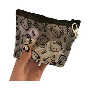 Imagem de Bolsa De Armazenamento Portátil Kawaii Com Renda Hello Kitty, Bolsa De