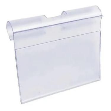 Imagem de Etiqueta Porta Preço em PVC Cristal transparente 200 Peças_5,5 x 5,0 c