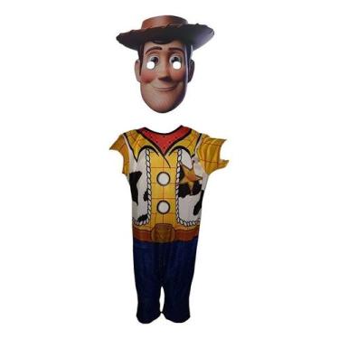 Imagem de Fantasia Infantil Roupa Woody Com Máscara Realista - Parfum & Fantaisi