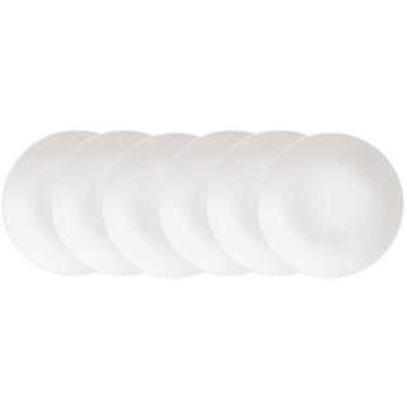 Imagem de Jogo de Pratos Redondo de Porcelana Branco Raso - Tramontina Leonora 6