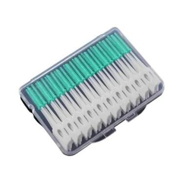 Imagem de Escova Interdentária De Silicone Super Macia 200 Unidades, Limpador De