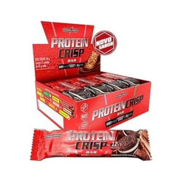 Imagem de Protein crisp bar integralmedica cookies and cream display c/12