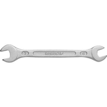 Imagem de Chave Fixa, 6 mm x 7mm, aço Especial, Niquelado e Cromado, S05120607 3