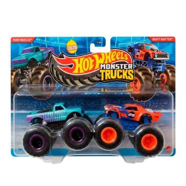 Imagem de Hot Wheels Monster Trucks Pure Muscle vs. Night Shifter - Mattel