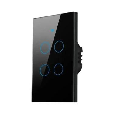 Imagem de Interruptor Inteligente WiFi Zigbee 1/2/3/4 Teclas Sem Neutro Para Con