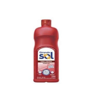 Imagem de Cera Líquida Brilho Perfumado Girando Sol 750ml Vermelha