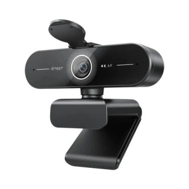 Imagem de Webcam 4K 1080P Com Foco Automático E Microfone Duplo Para PC, Computa