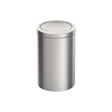 Imagem de Lixeira Swing Scotch Brite 20 l em Aço Inox com Tampa Basculante para Cozinha e Escritó...