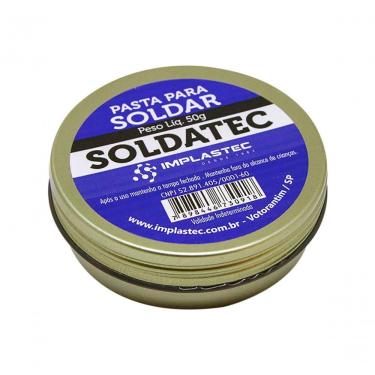Imagem de Pasta para Soldar Soldatec 50G para Facilitar o Processo de Soldagem e Garantir Soldage...