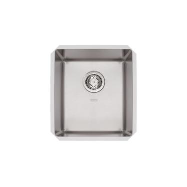 Imagem de Cuba De Embutir Quadrum 34u Tramontina 34x40x20cm Aço Inox Acetinado Outlet