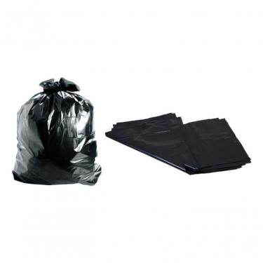 Imagem de Saco para Lixo 40 Litros para Descarte Doméstico e Comercial 200 Unidades Preto Higipack